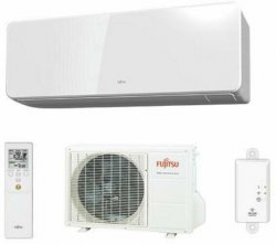 FUJITSU Designe KG (Beépített Wifi) oldalfali SPLIT KLÍMA szett3,5 Kw ASYG12KGTF/AOYG12KGCB