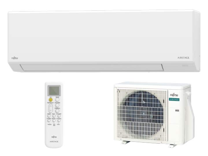 FUJITSU  ECO Airstage oldalfali split klíma szett 3,4 KW ASEH12KLTA/AOEH12KLTA 
